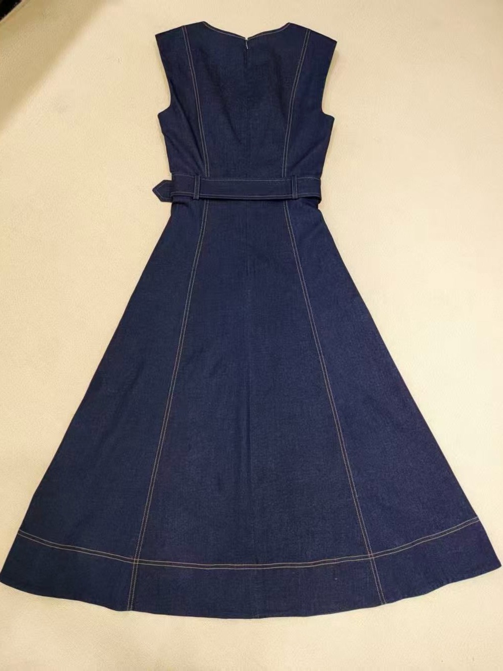 NWOT Veronica Beard Cosette Dress in Midnight Wash, Size US 0/2/4/6/8/10 - Picture 13 of 16